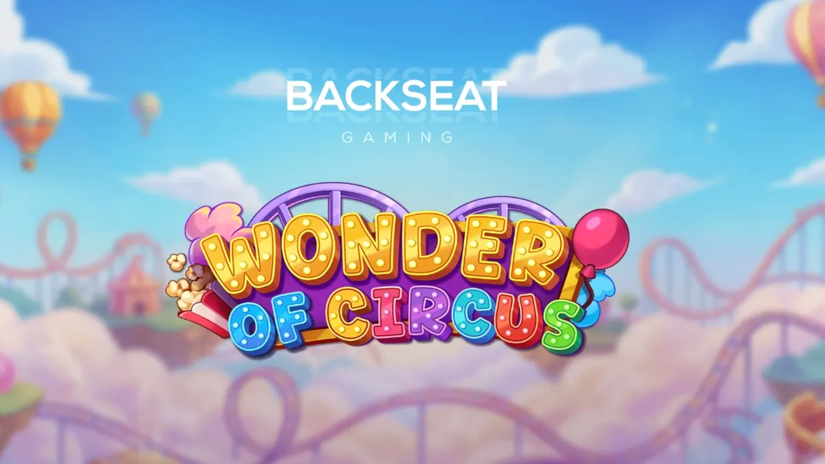 Makulay na disenyo ng Wonder of Circus slot na may mga neon circus elements