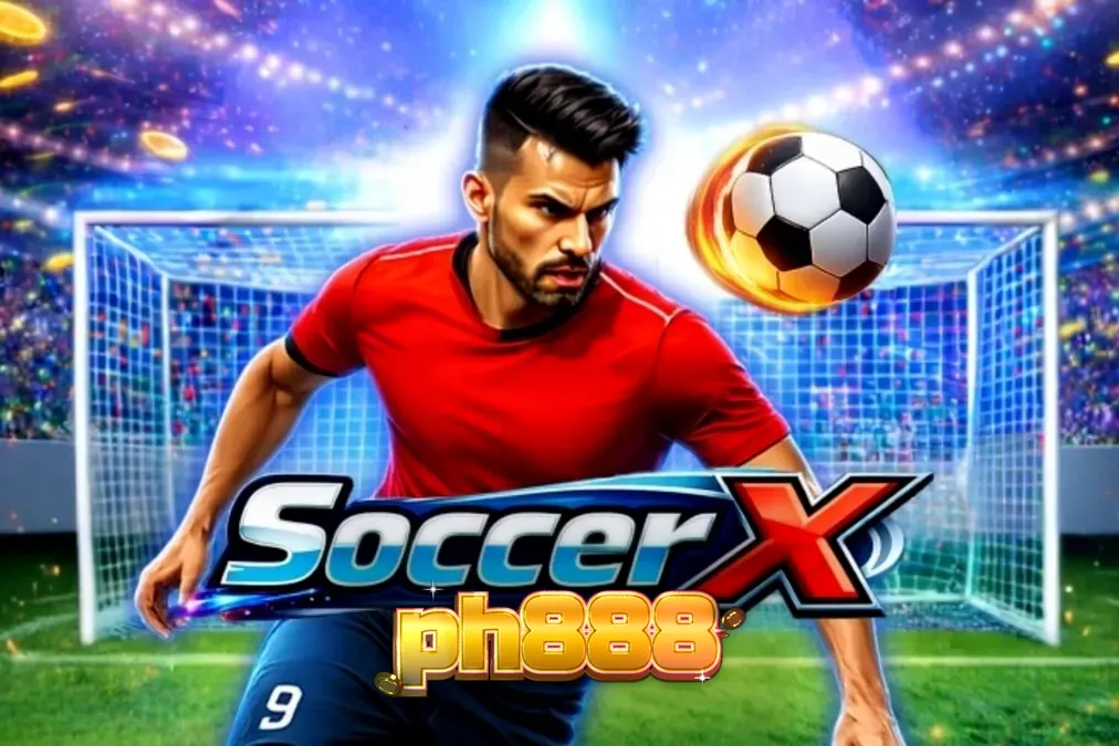 Isang digital na representasyon ng penalty shootout sa SoccerX slot.